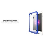 Wholesale iPhone 6S / iPhone 6 Clear Defense Hybrid Case (Purple)